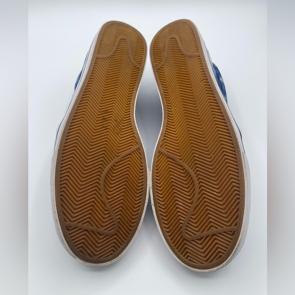 Men Nike Court Legacy Print Slip On Shoes Sneakers Blue White Tie Dye DH1439 901 - Picture 8 of 8